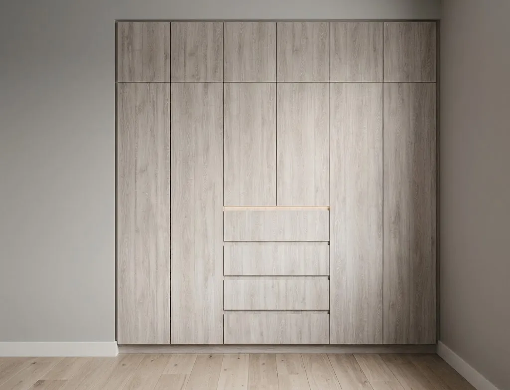 Closet front view
