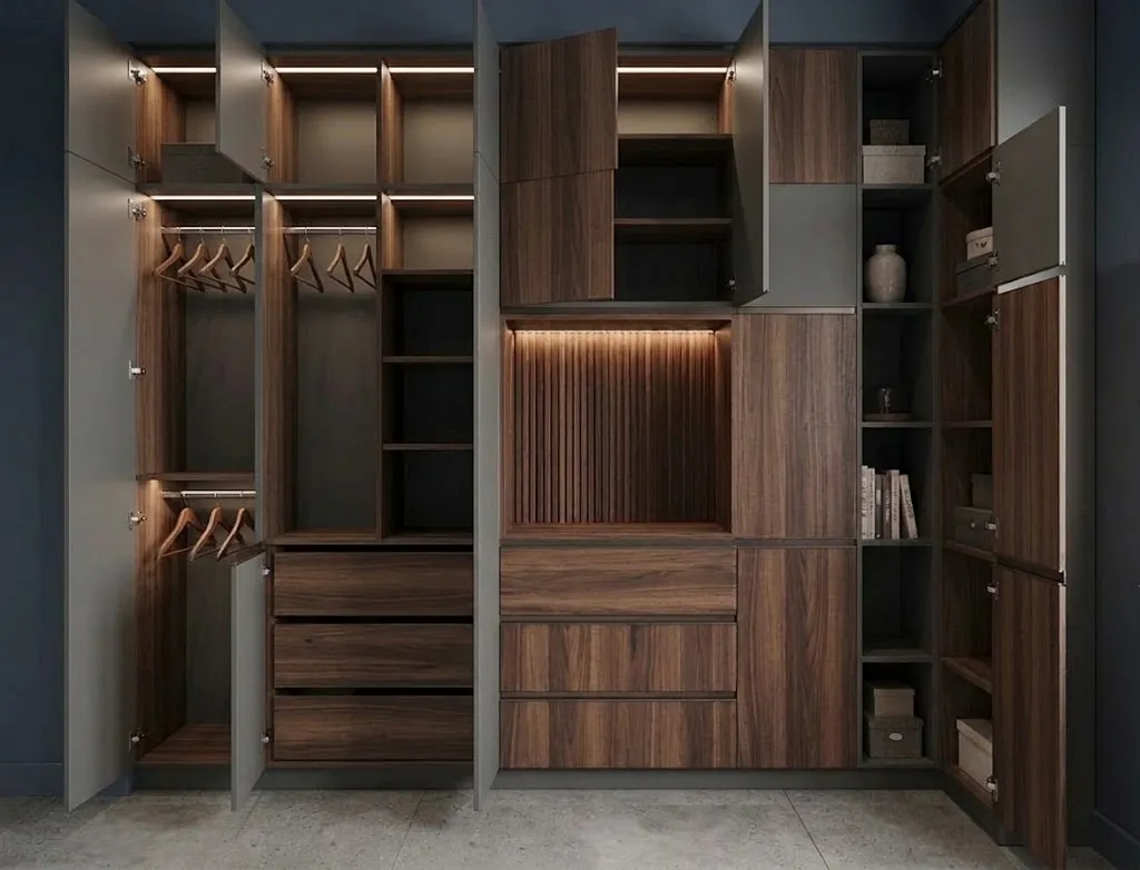 Closet open view 2